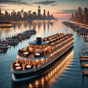 dinner cruise on the Hudson River in New York City